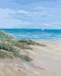 Beach Sailing - 50x40cm