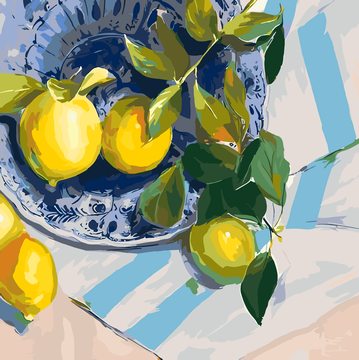 Citrus Table - 30x30cm