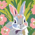 Cute Bunny - 20x20cm