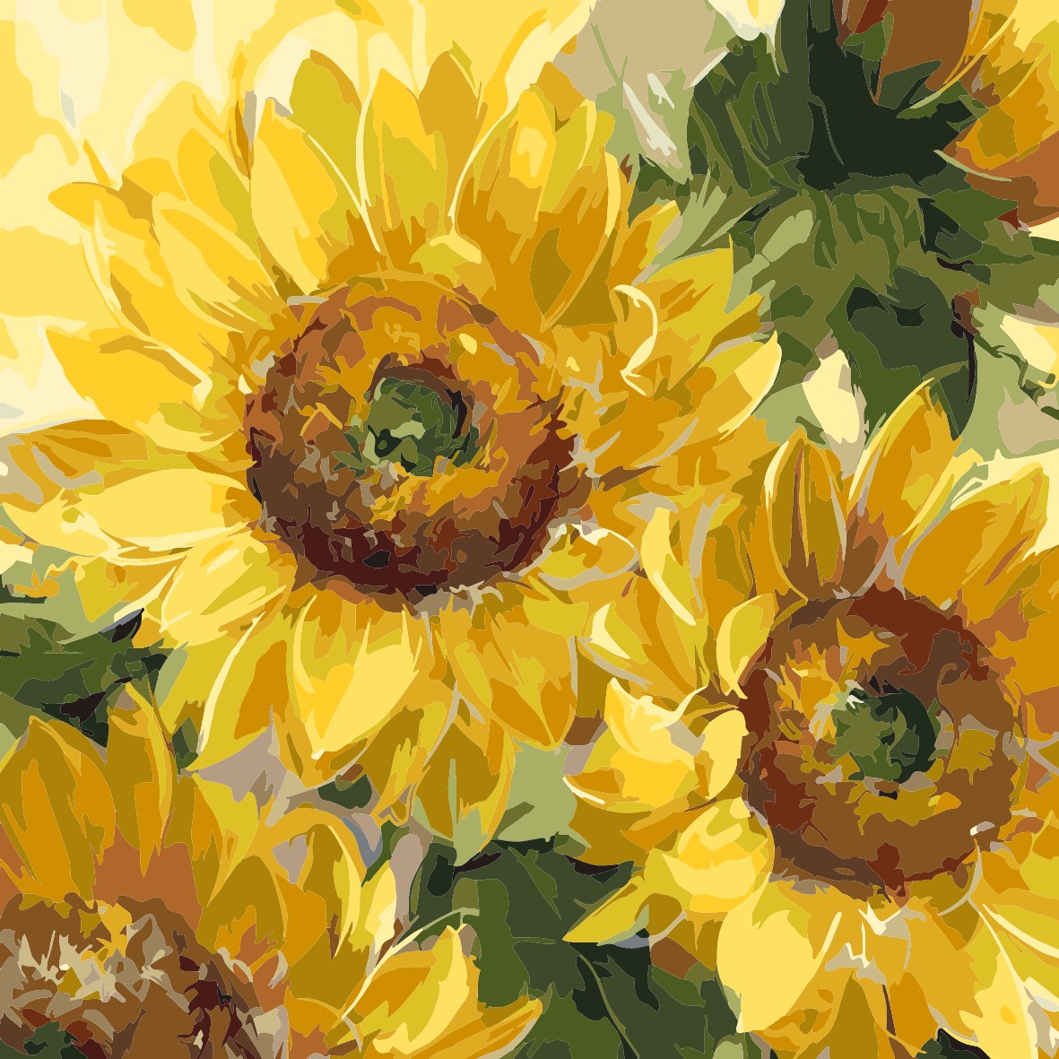 Face the Sun - 30x30cm