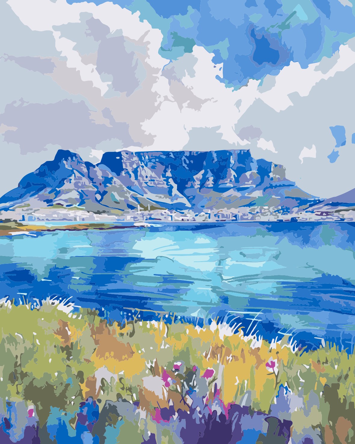 Heart of Cape Town - 50x40cm