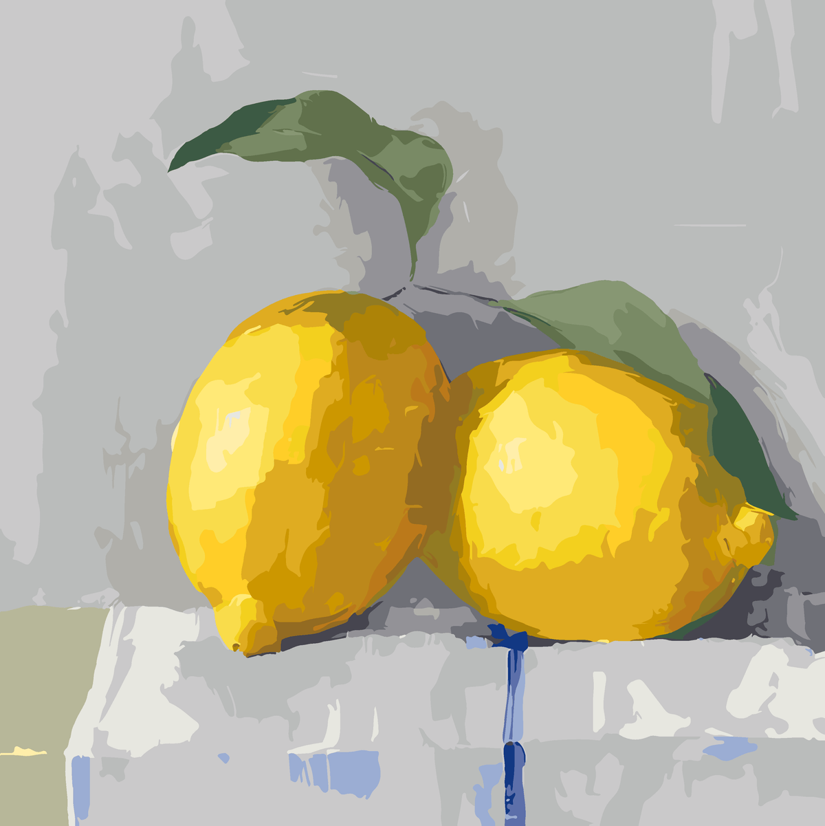 Lemon Branch - 30x30cm