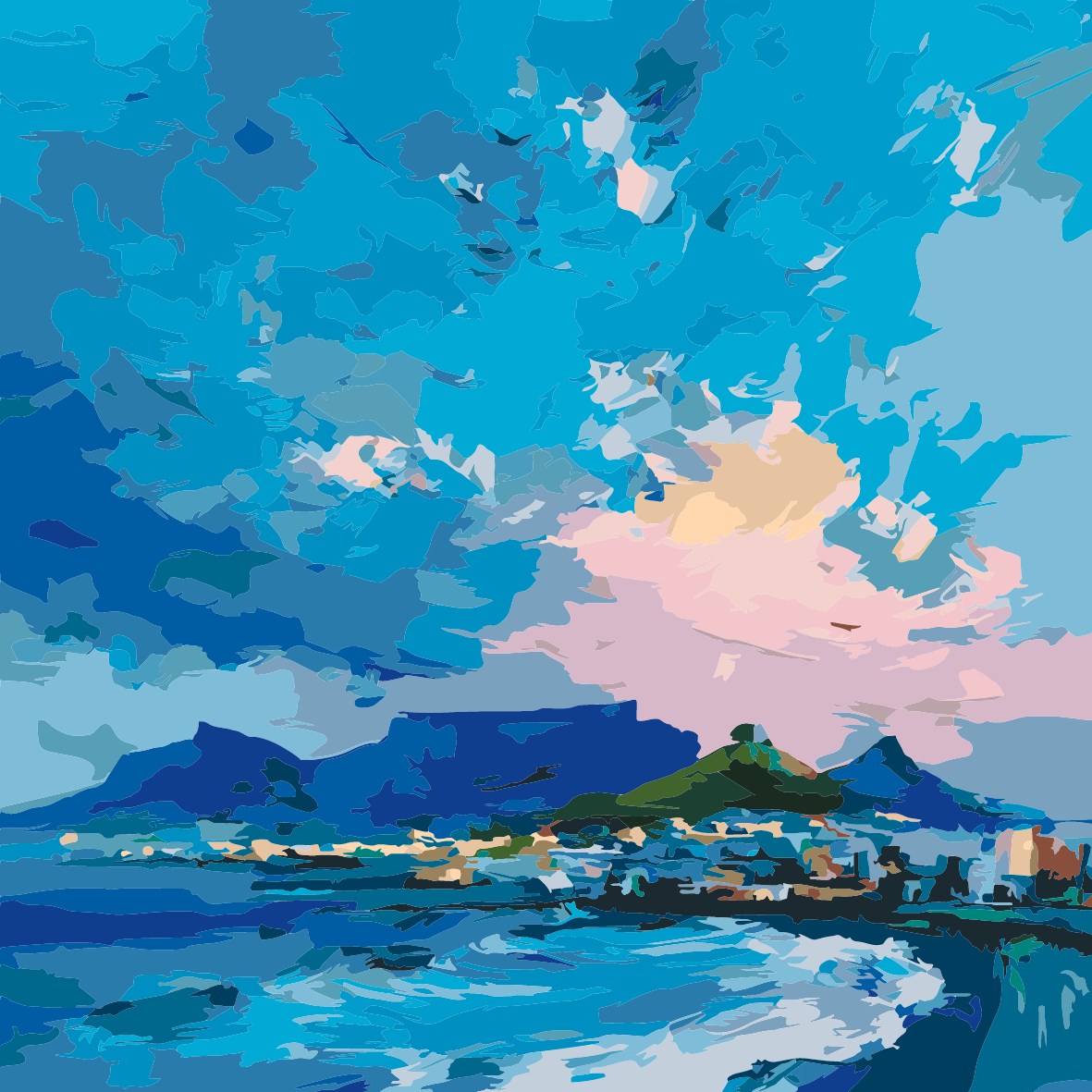 Mother City - 30x30cm