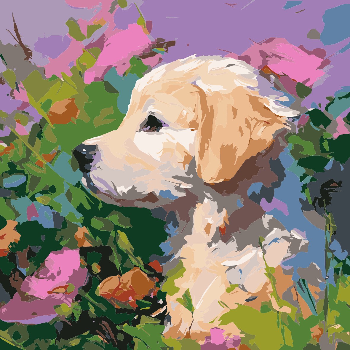 My First Summer - 30x30cm