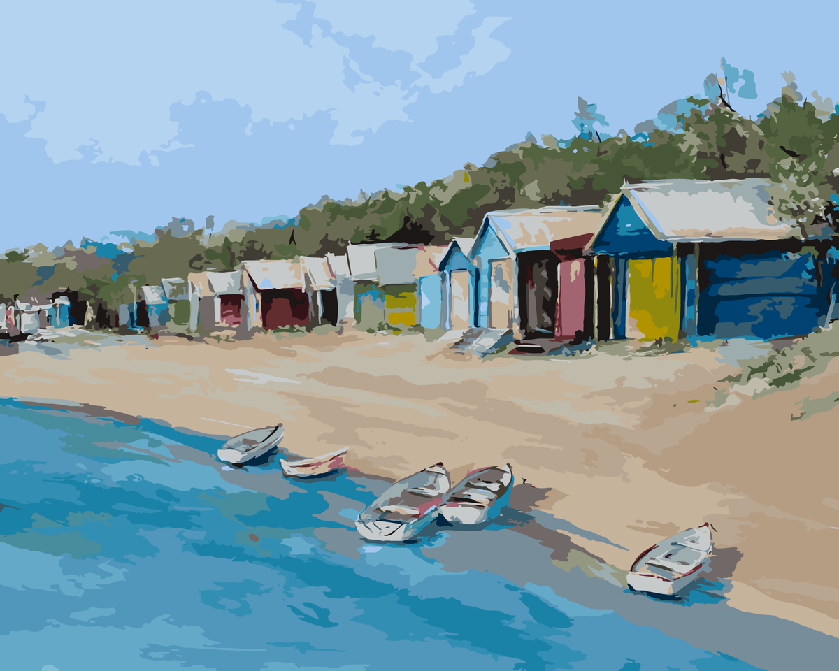 On Holiday - 40x50cm