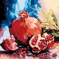 Pomegranate Still Life - 30x30cm