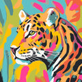Spotted Leopard - 20x20cm