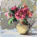 Spring Bunch in Brass - 45x45cm