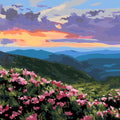 Sunset Hills - 45x45cm