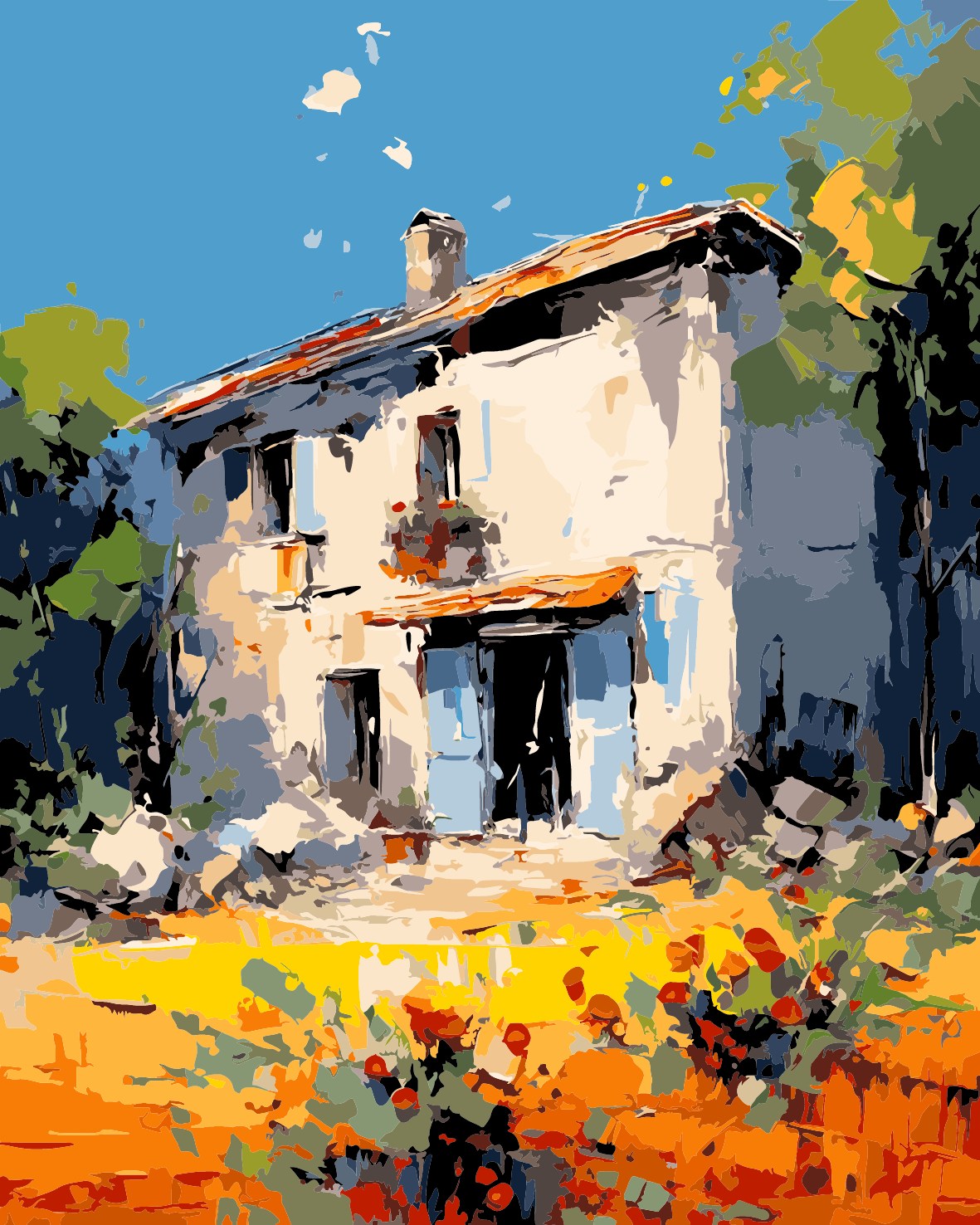 Tuscan Afternoon - 50x40cm