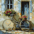 Vintage Bicycle - 45x45cm