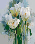 White Tulips - 50x40cm